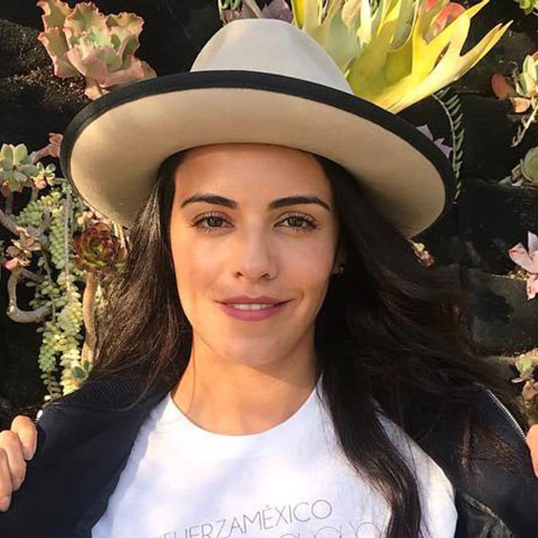 Mexican actress Olga Segura on signing for an important message with 'Querida Familia Latina' letter