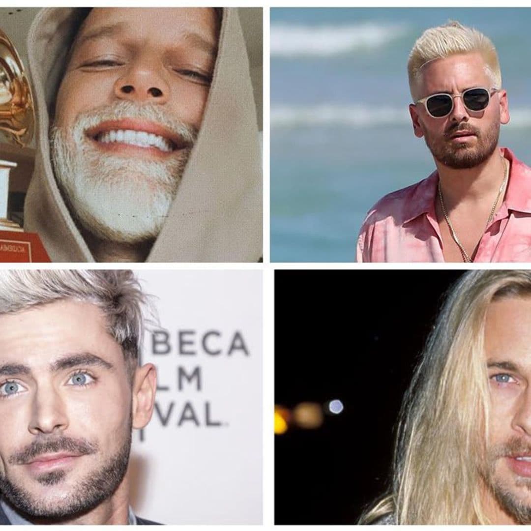 10 Male Celebrities That Have Had Platinum Blonde Hair: Ricky Martin, David Beckham, and More