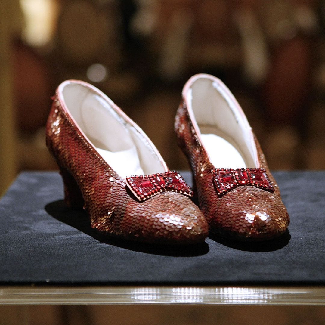 Why are the slippers silver instead of ruby red in 'Wicked'?