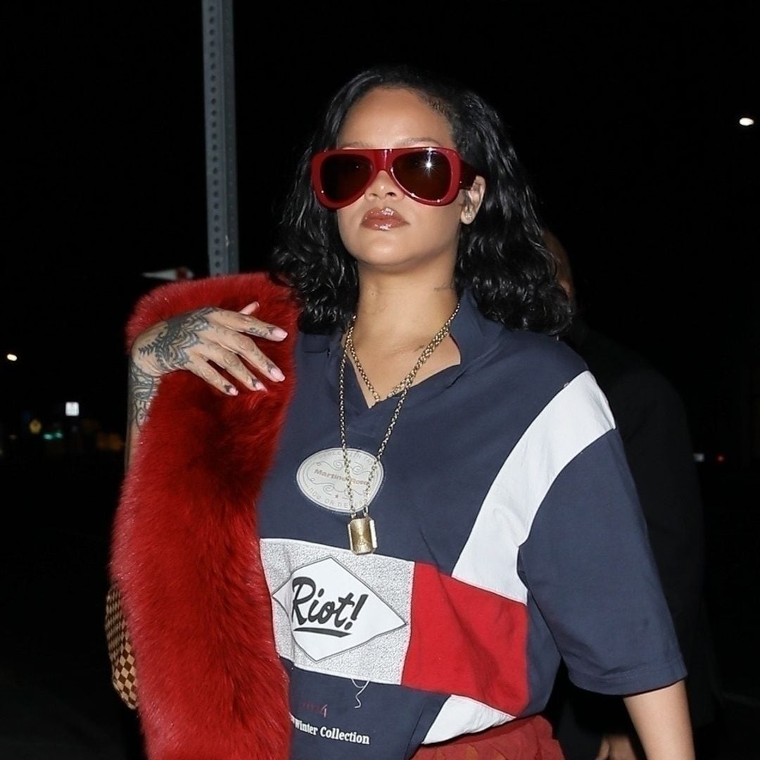 Rihanna steps out in West Hollywood fashionably rocking her son's name