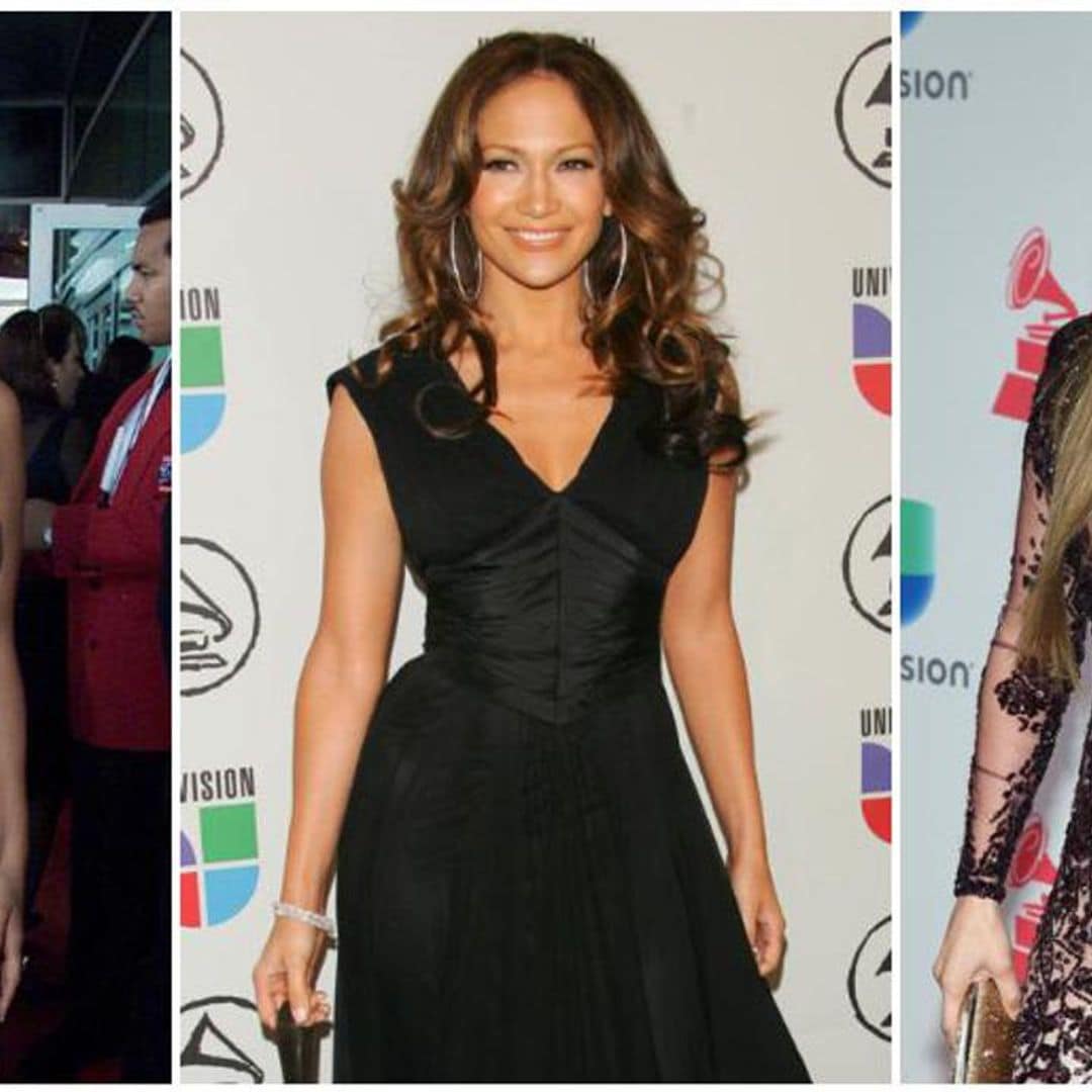 JLo's Latin Grammys looks throughout the last 20 years