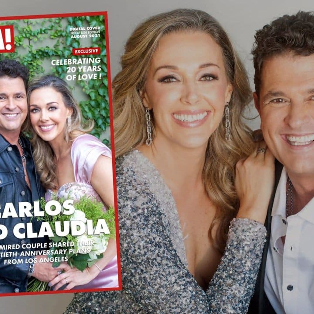 Exclusive: Carlos Vives and his wife, Claudia Elena Vásquez, celebrate 20 years of love