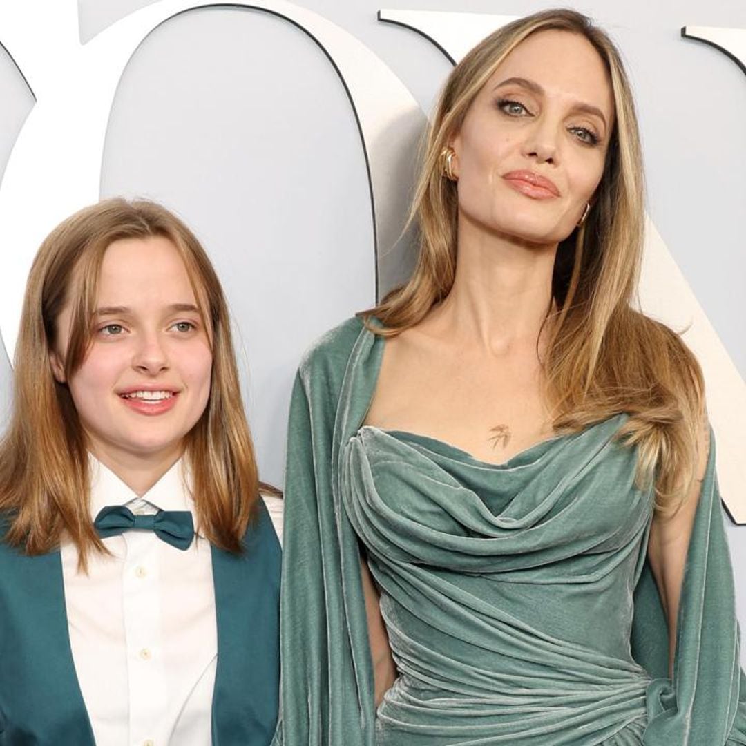 Angelina Jolie and her daughter Vivienne celebrate first Tony win