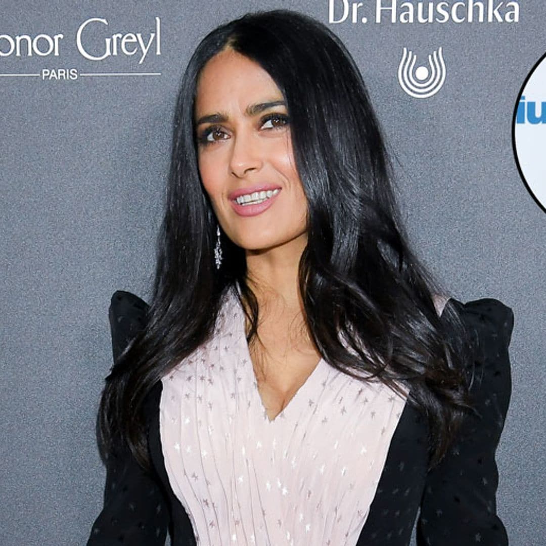 Salma Hayek got photobombed by a royal's ex! See the hilarious pic