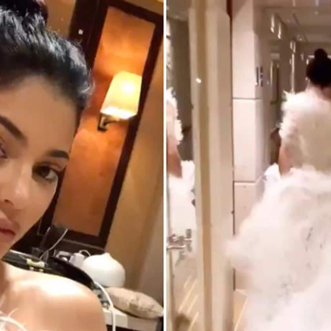 Mystery revealed: This is the 'wedding' dress Kylie Jenner wore for her birthday