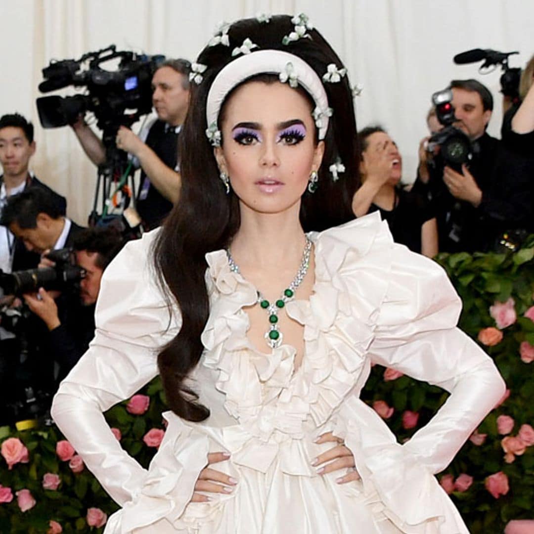 Whoa! Lily Collins’ Met Gala necklace had a special key to unlock it just like 'Oceans 8'