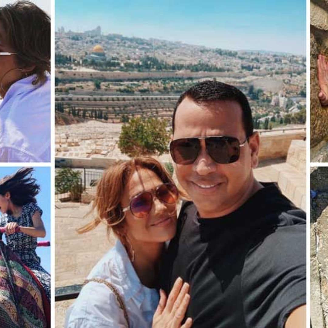 Jennifer Lopez and Alex Rodriguez have a special day with fam in the Holy Land: see the pics