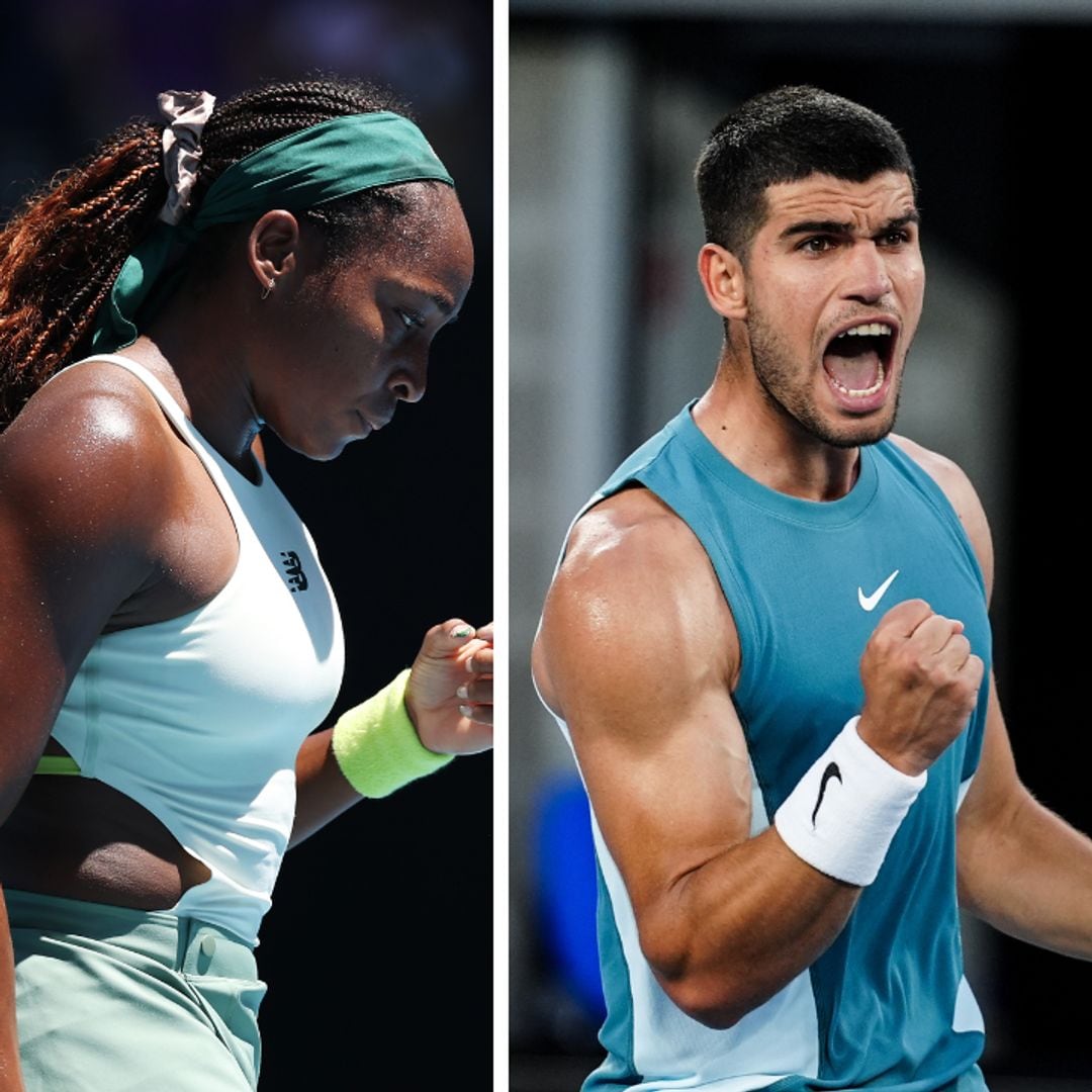 Coco Gauff, Carlos Alcaraz, and more of the Australian Open's best on court looks