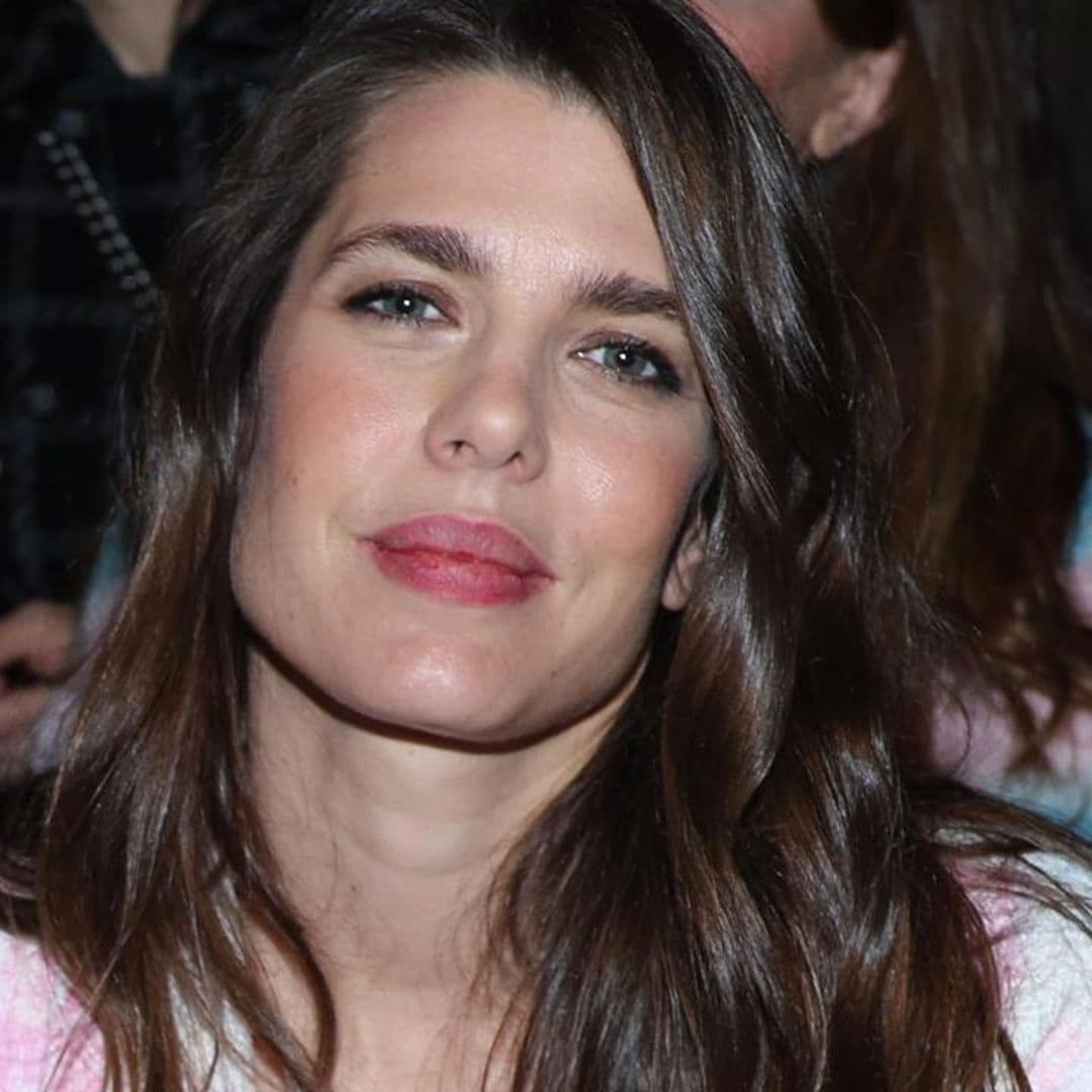 Charlotte Casiraghi steps out in Paris for fashion show