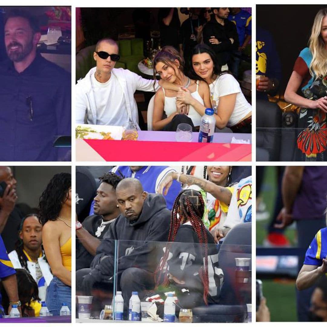 From Jeniffer Lopez and Ben Affleck to Prince Harry, check out all the celebrities at Super Bowl 2022