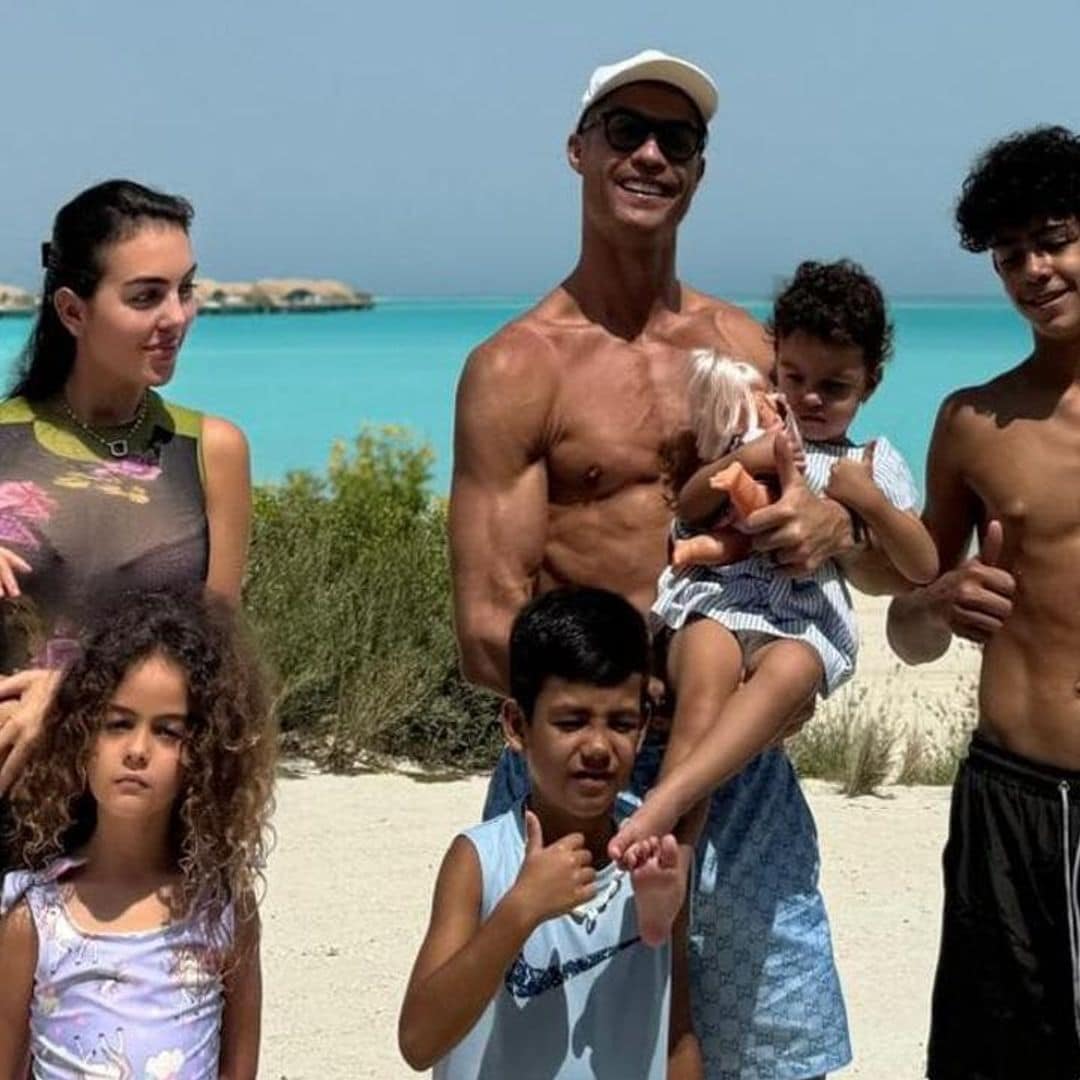 Georgina Rodríguez and Cristiano Ronaldo return to one of their favorite destinations with their family