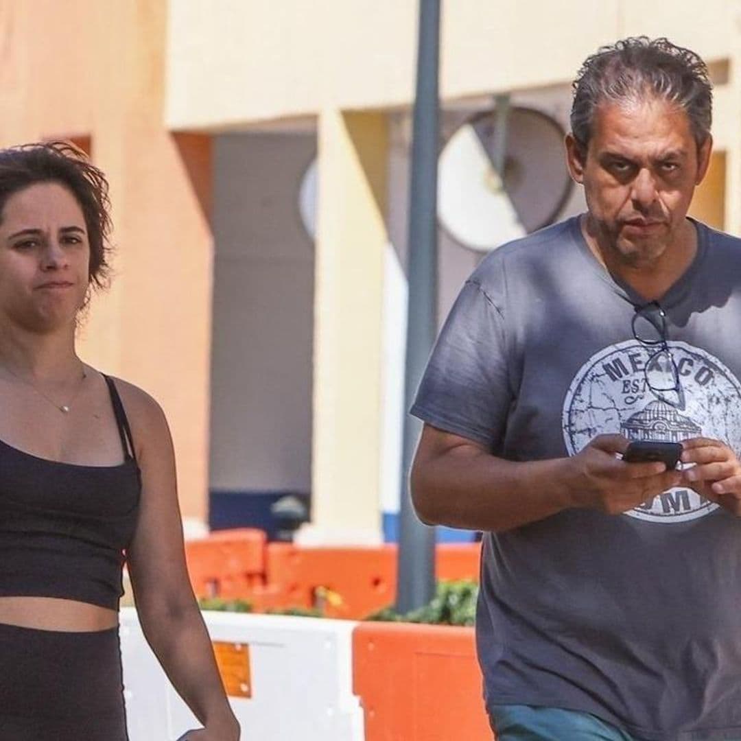 Camila Cabello hits the gym with her dad Alejandro Cabello