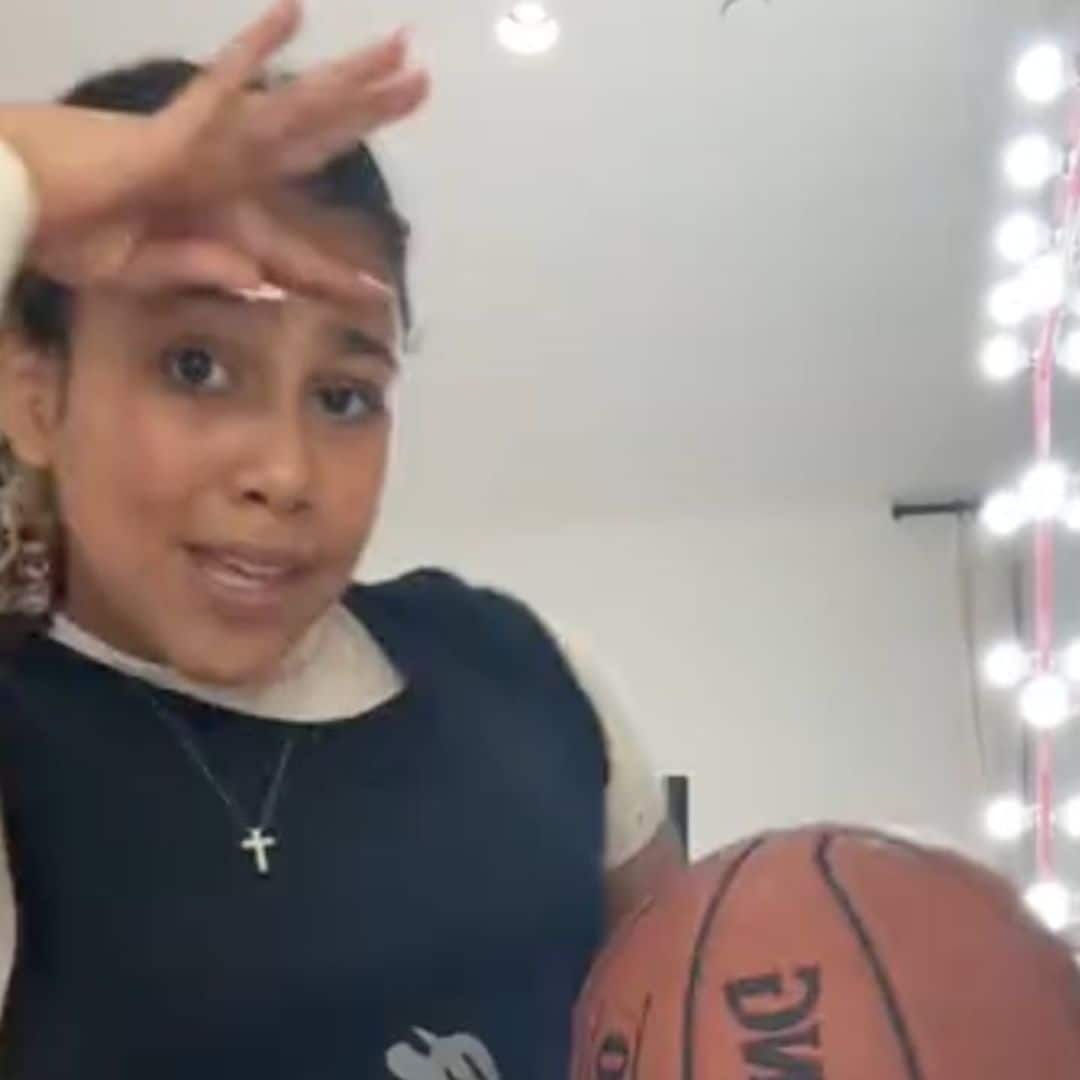 North West shows off her impressive basketball skills in must-see video