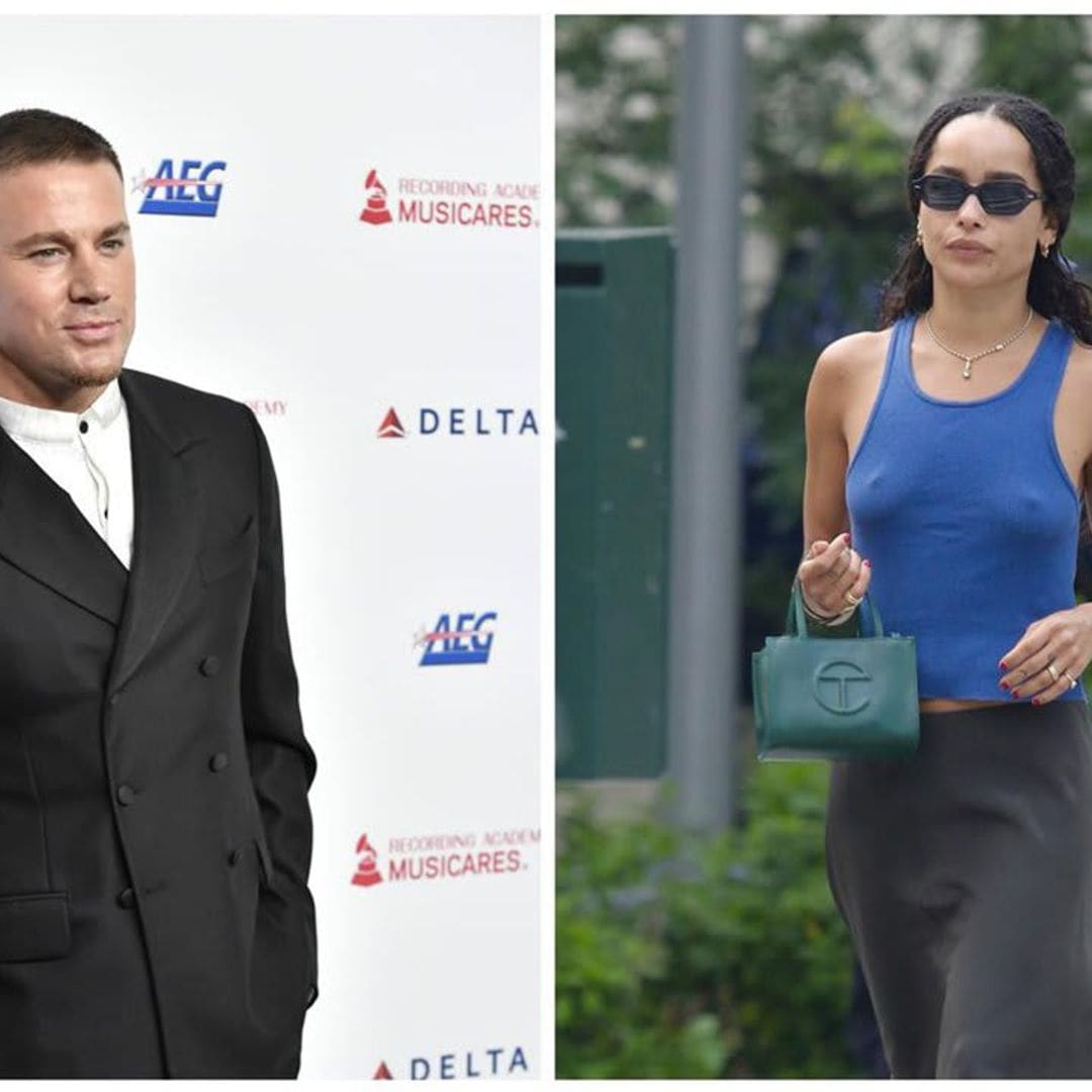 Zoe Kravitz and Channing Tatum went grocery shopping and grabbed food together