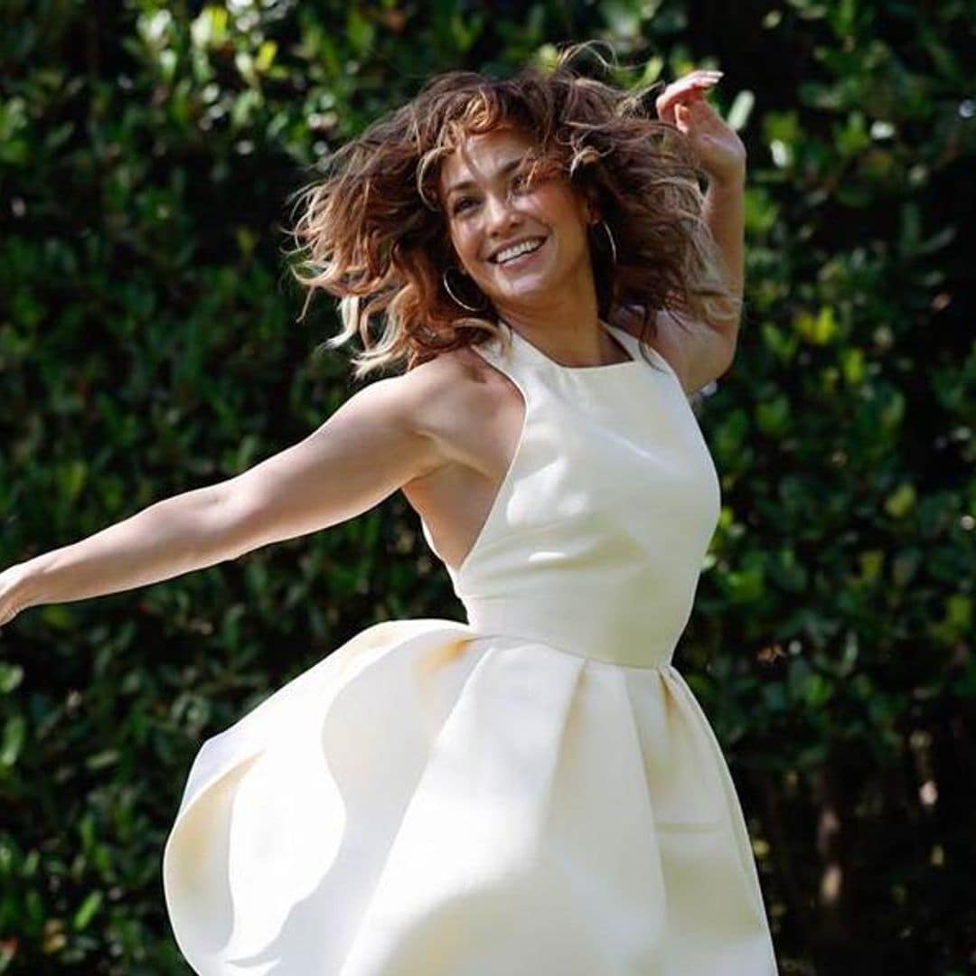 Jennifer Lopez jumps for joy as she shares simple daily exercise you can do to stay positive