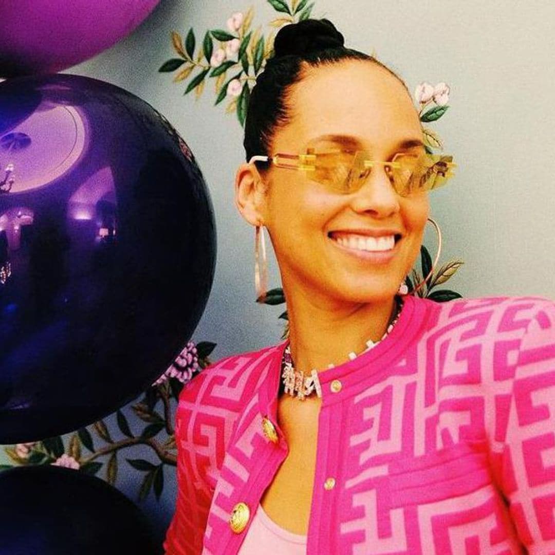 Alicia Keys gives fans a look at the amazing surprise party Swizz Beatz planned