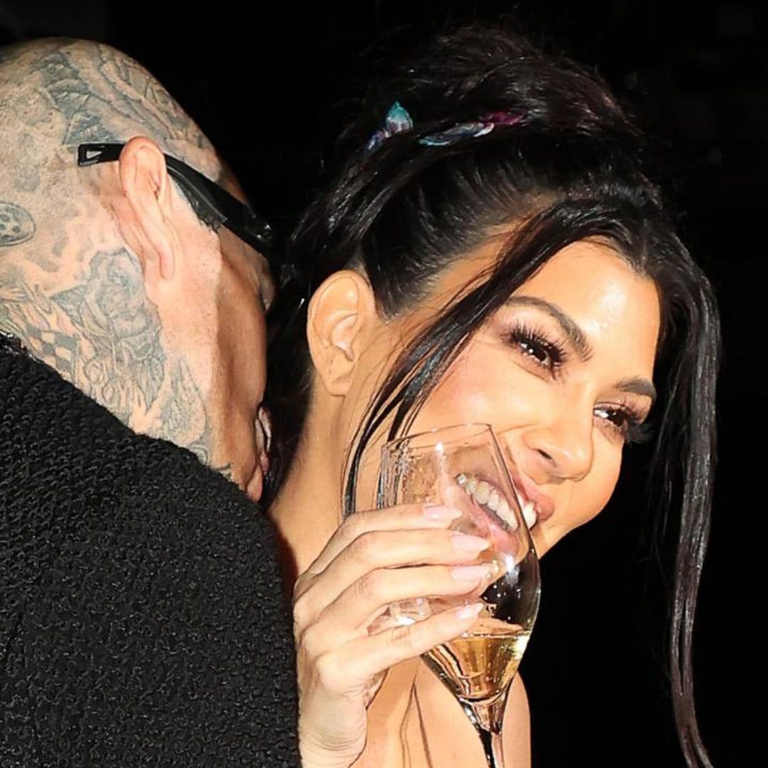 Kourtney Kardashian and Travis Barker host a vegan Thanksgiving dinner for his birthday