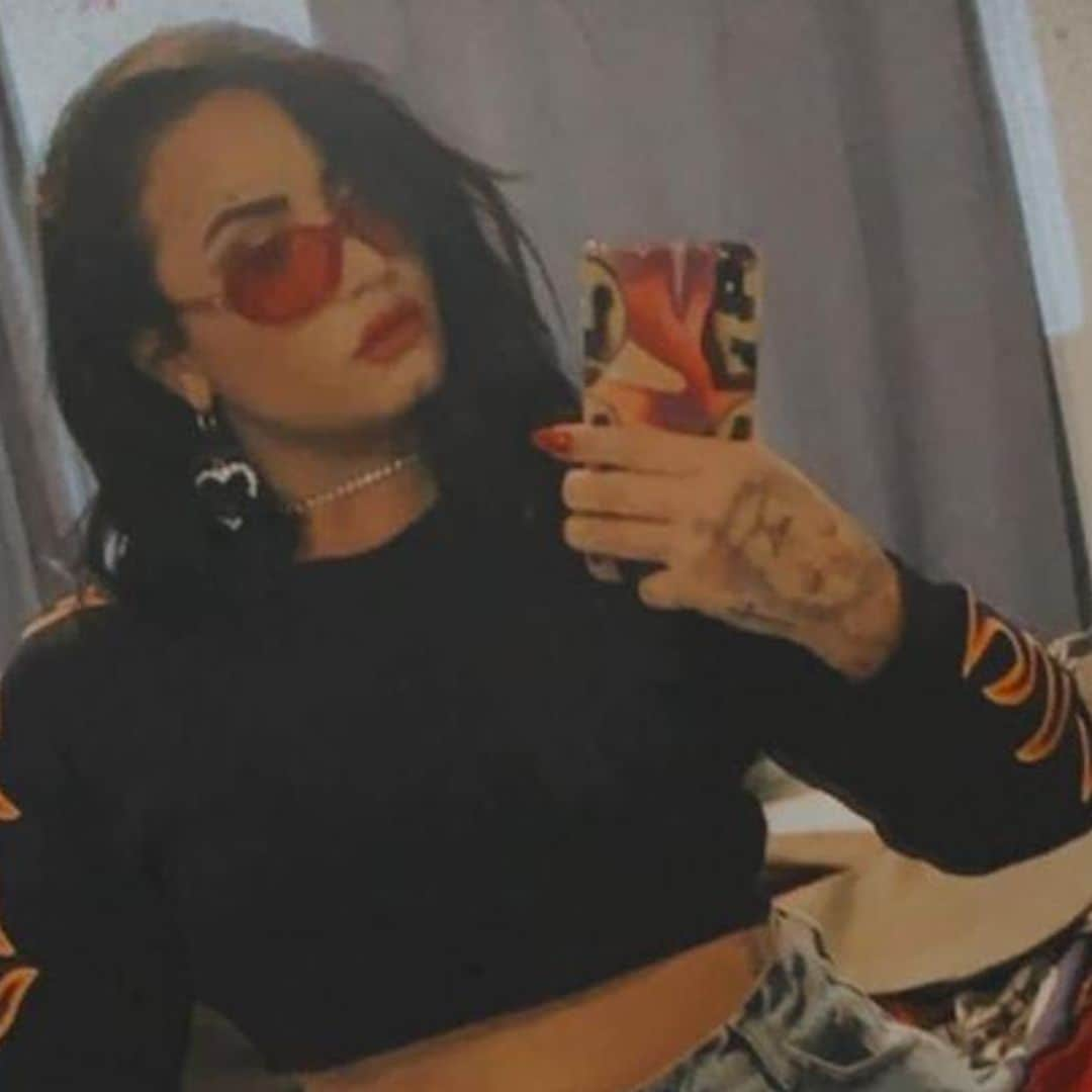 Demi Lovato shares a glimpse inside her bedroom and a relatable moment after getting dressed