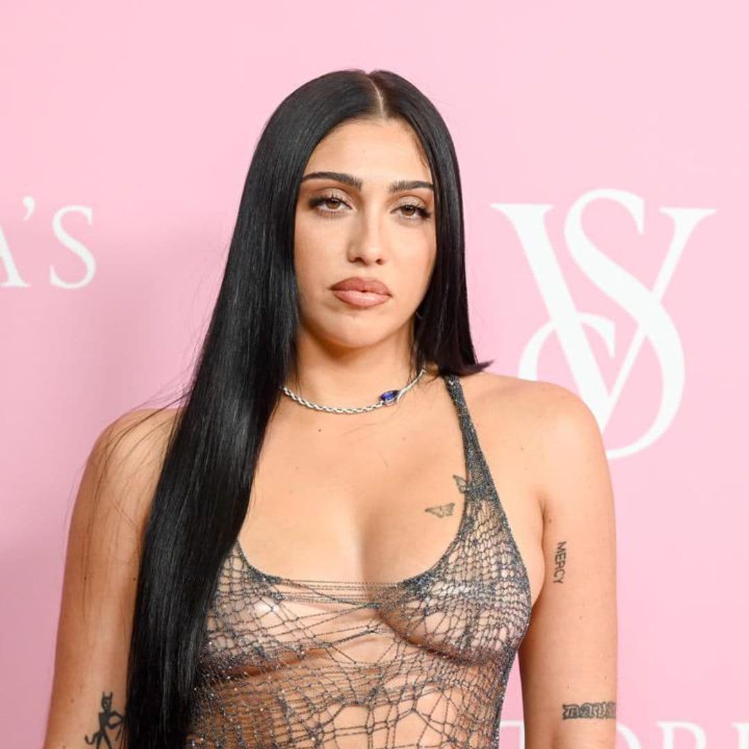 Lourdes Leon steals the spotlight at Victoria’s Secret event in a bold see-through mini-dress