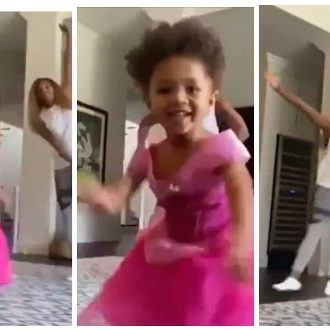 Serena Williams’ daughter Olympia steals the show during hilarious dance routine with mom