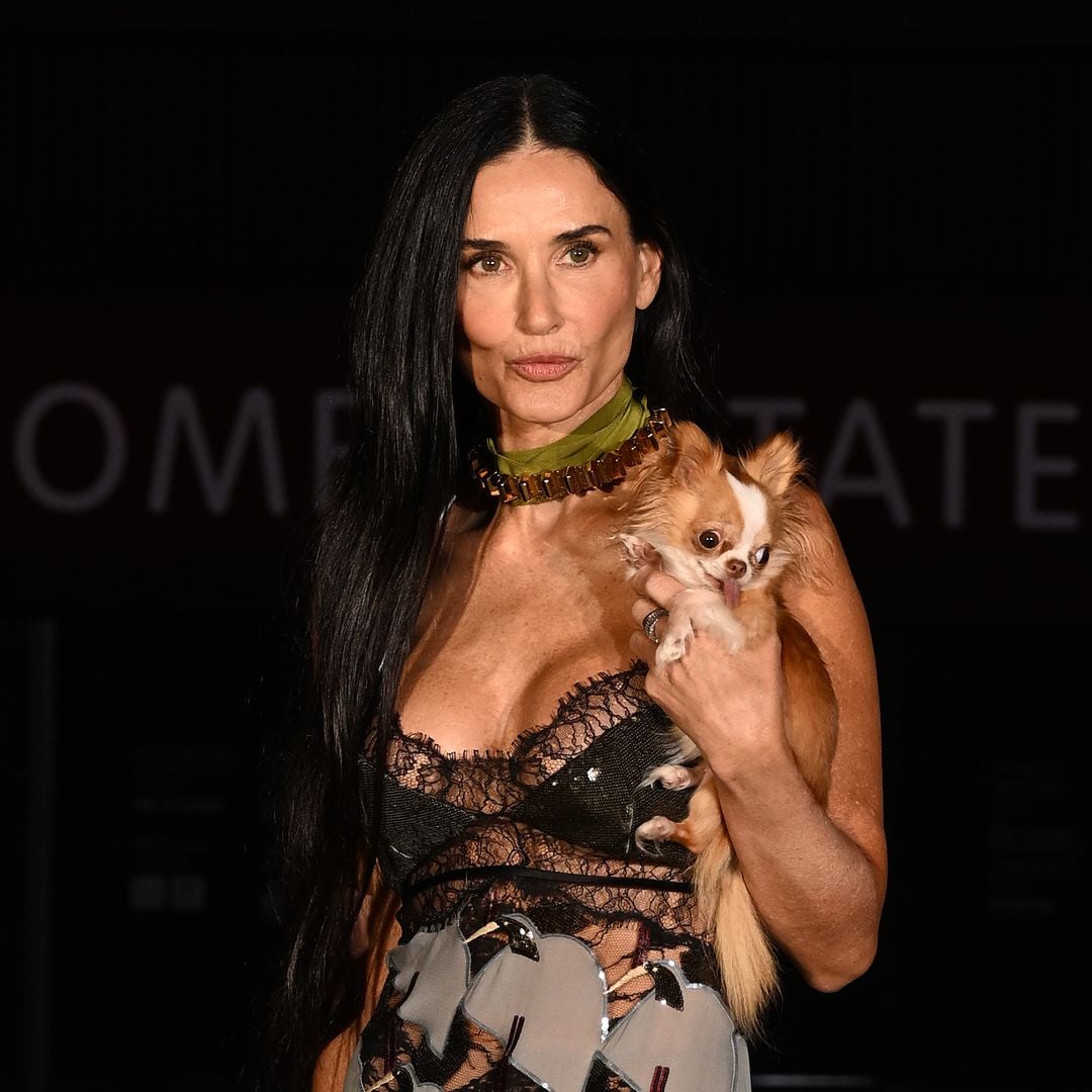 Demi Moore and her dog Pilaf go viral: 'The weird little dog adds to her aura'