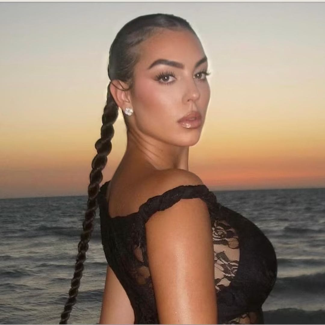 Georgina Rodríguez throws her hair into the ocean after a drastic haircut