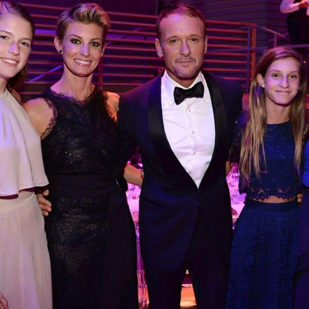 Tim McGraw and Faith Hill reveal his very unusual way of greeting their daughters' dates