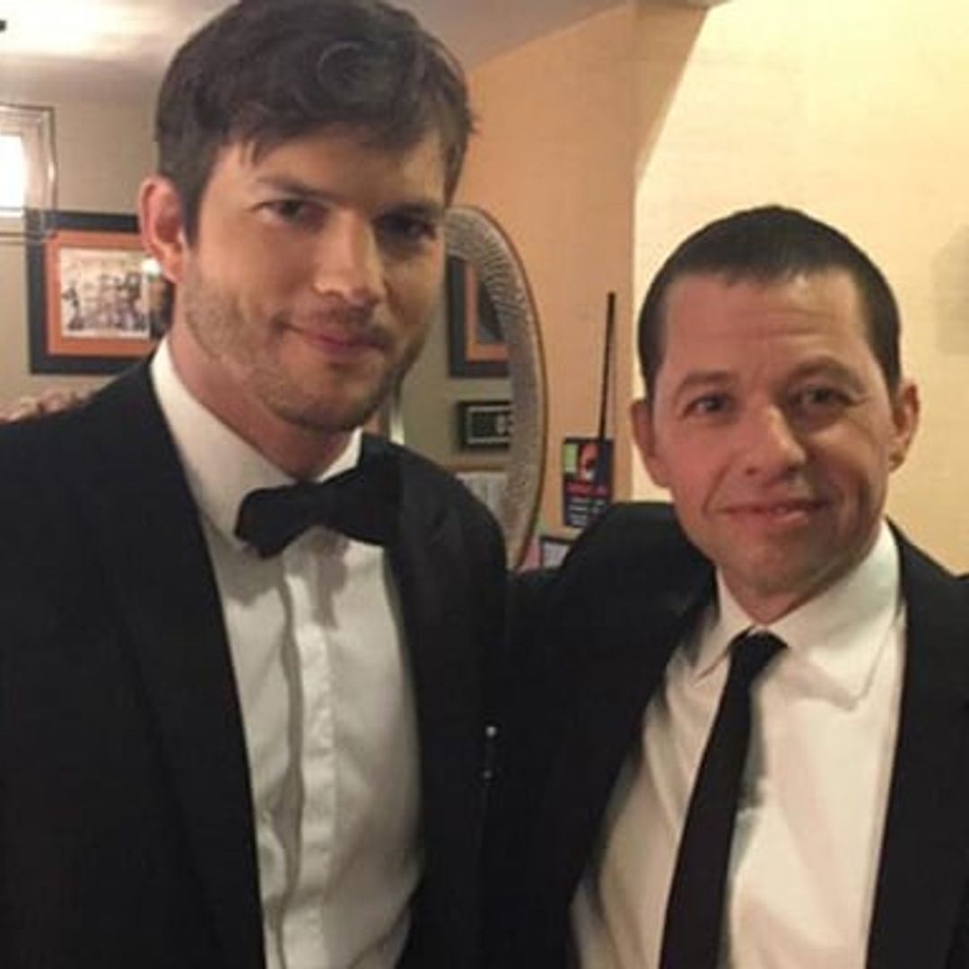 Ashton Kutcher thanks his Two and a Half Men co-star Jon Cryer as final episode airs