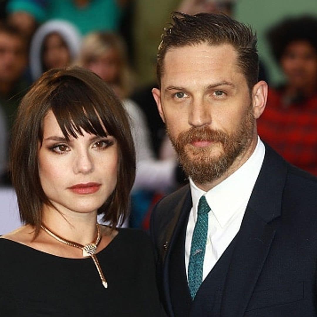 Tom Hardy's wife Charlotte Riley debuts baby bump on red carpet