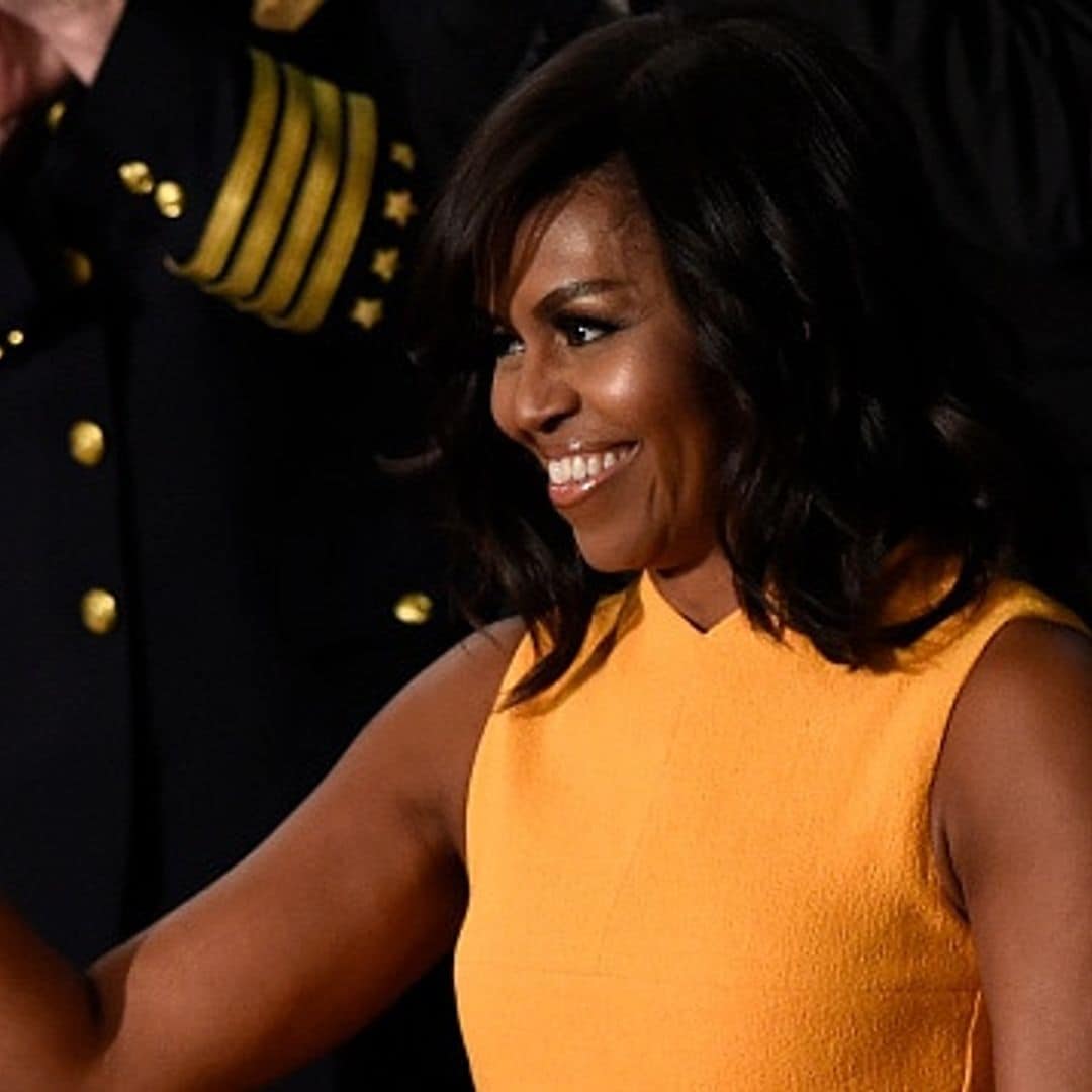 Michelle Obama brightens State of the Union as celebrities react to the President's speech