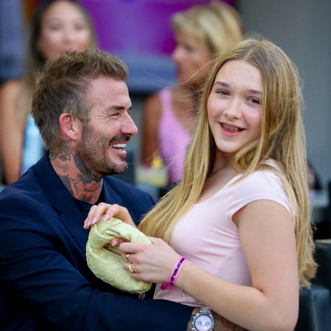 David Beckham celebrates Emmy win alongside throwback photo of his daughter Harper