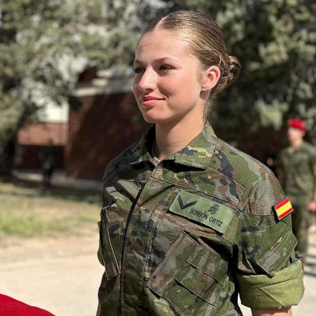 Photos of Princess Leonor’s basic military training released