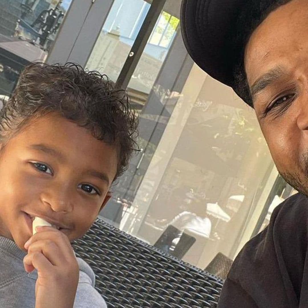 Tristan Thompson takes his firstborn son to his first day of school