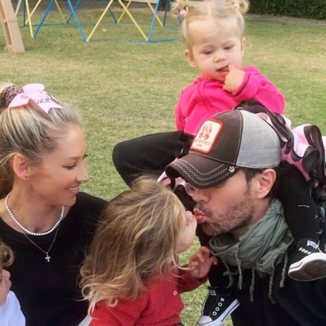 Enrique Iglesias celebrates 49th birthday with the love of his three kids: twins Nicholas and Lucy, and Mary