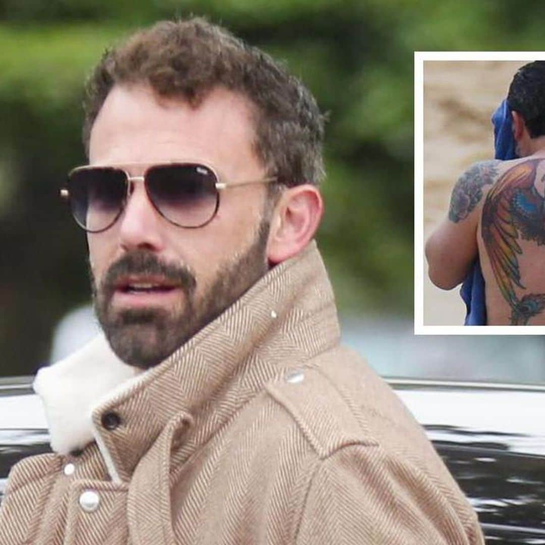 Ben Affleck’s back tattoo: what to know about his majestic phoenix