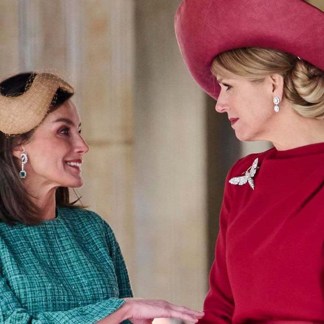 Queen Maxima and Queen Letizia have a stylish reunion in the Netherlands