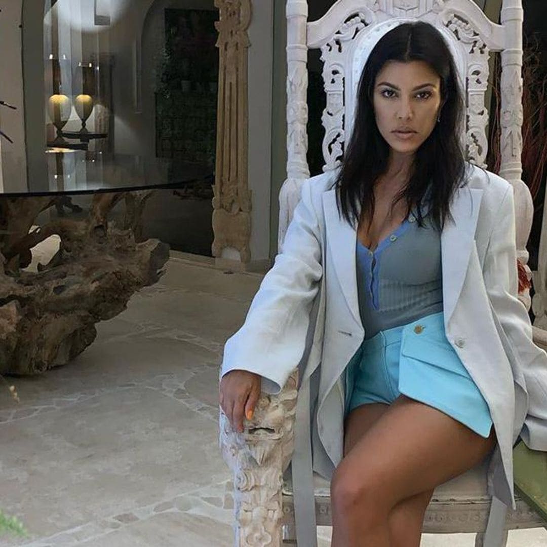 Kourtney Kardashian addresses pregnancy questions after fans freak out about picture