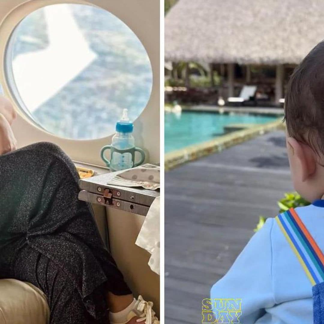 Nadia Ferreira and Marc Anthony’s baby enjoyed a tropical vacation in the Dominican Republic