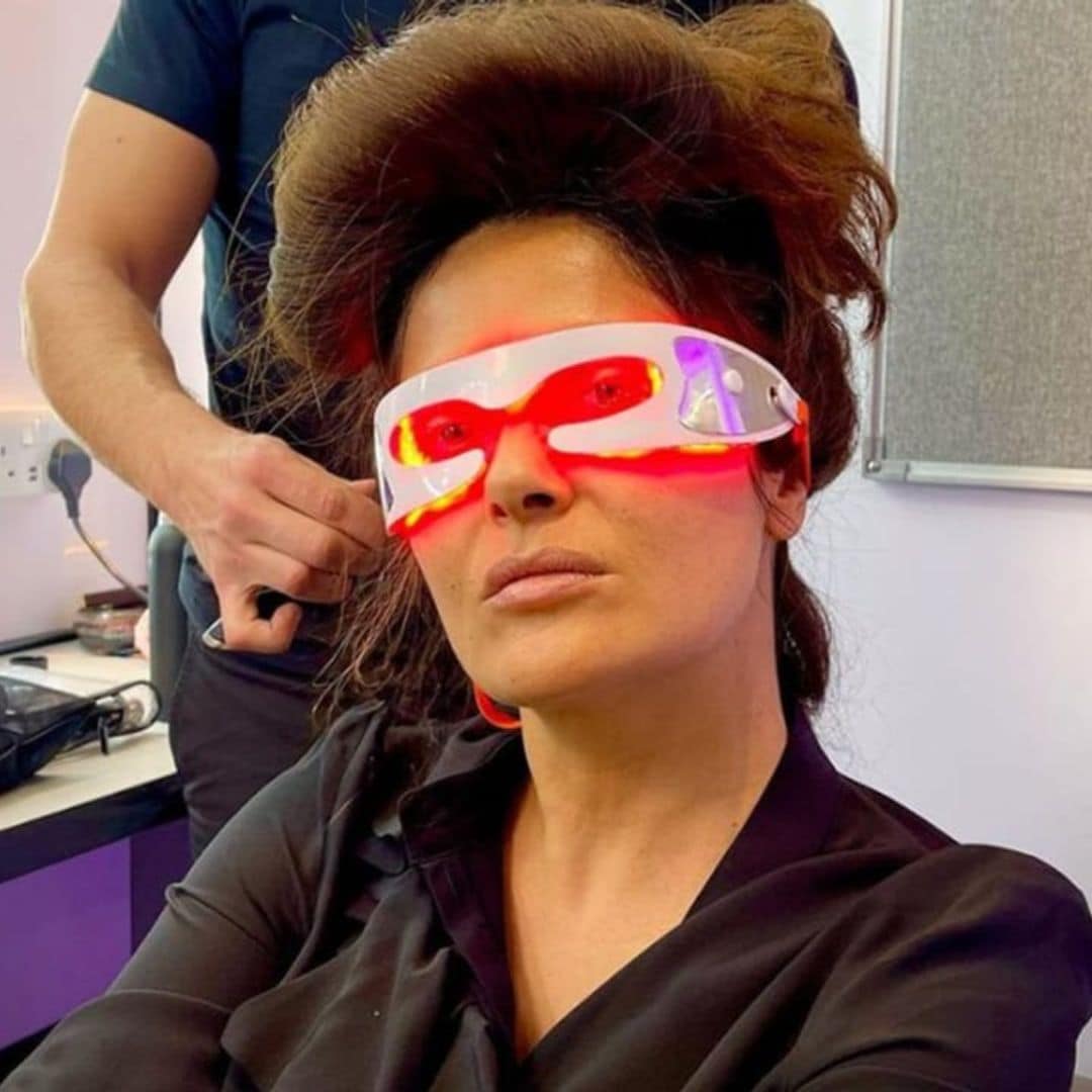 Salma Hayek tries new eye bag removal treatment and looks like a superhero