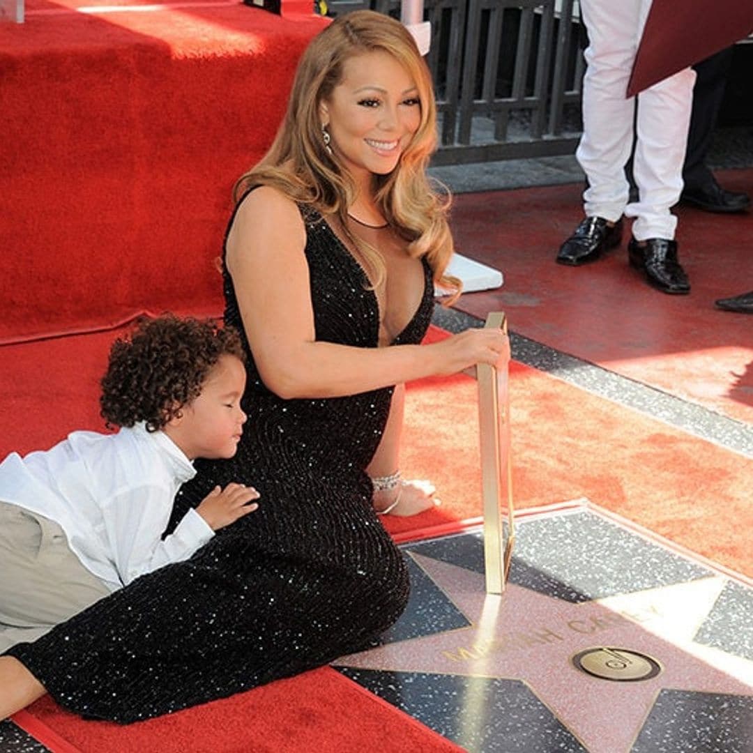 Mariah Carey upstaged by twins Moroccan and Monroe on Walk of Fame