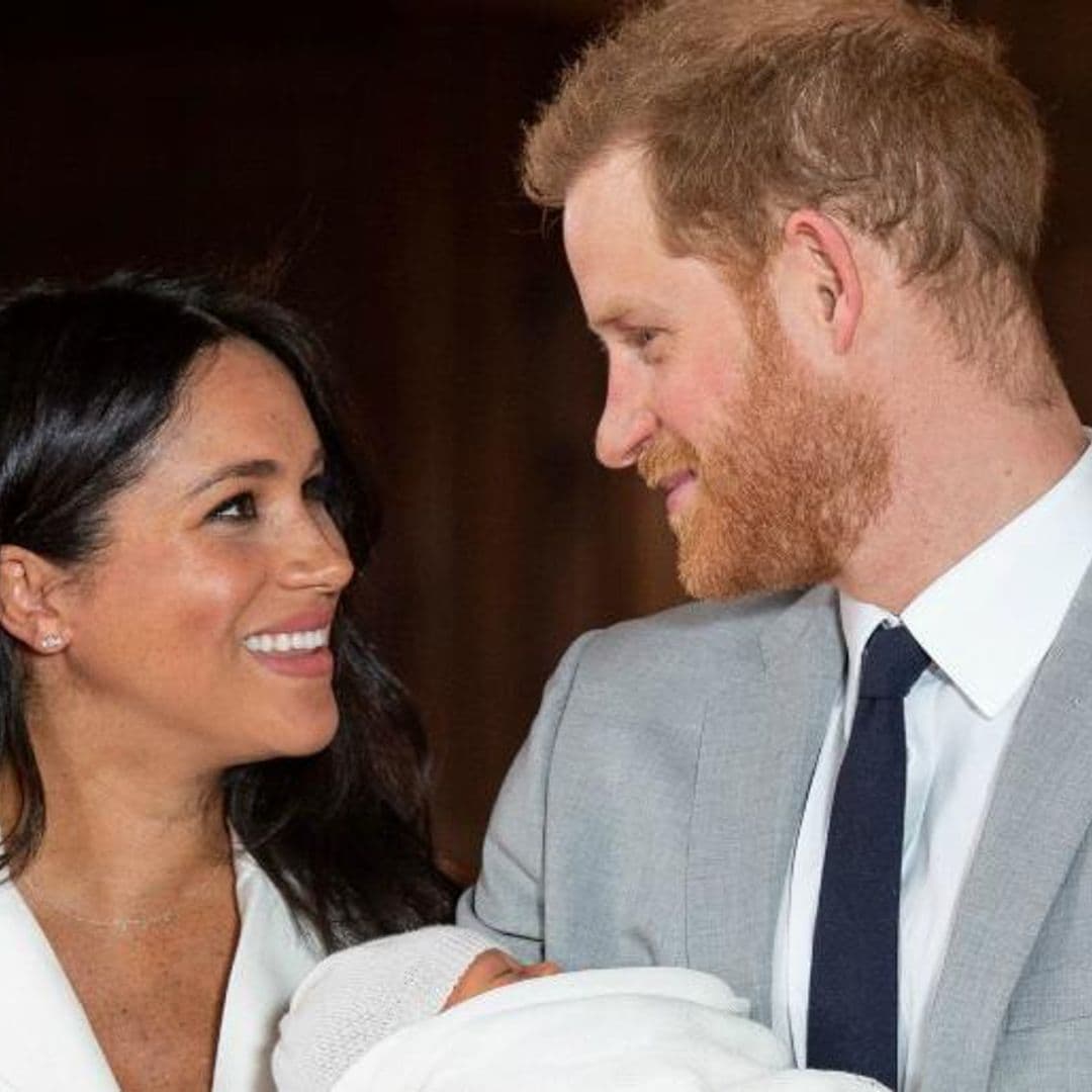 Meghan Markle's sweet birthday note to Prince Harry has brand new Archie photo!