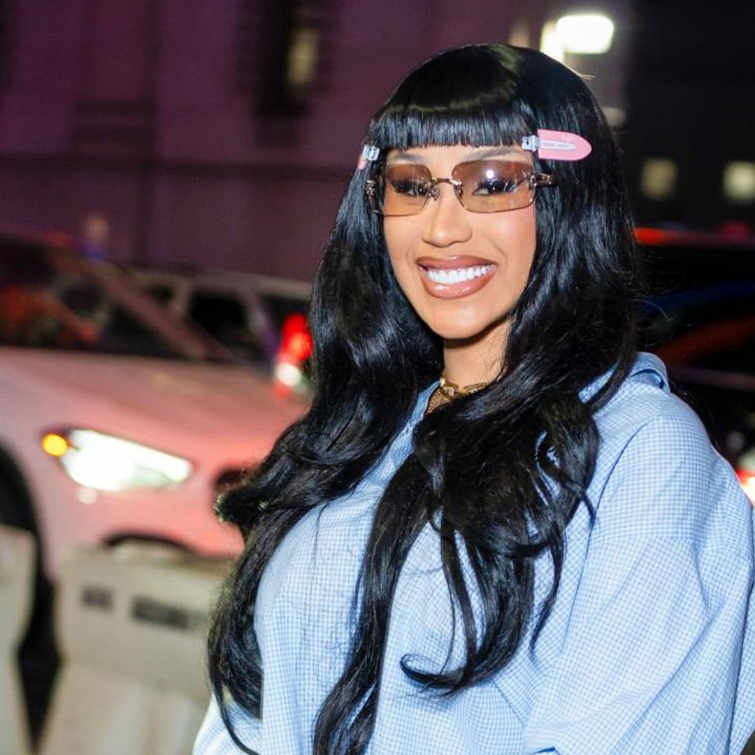 Cardi B takes courtside fashion to new heights with her rare luxury handbag