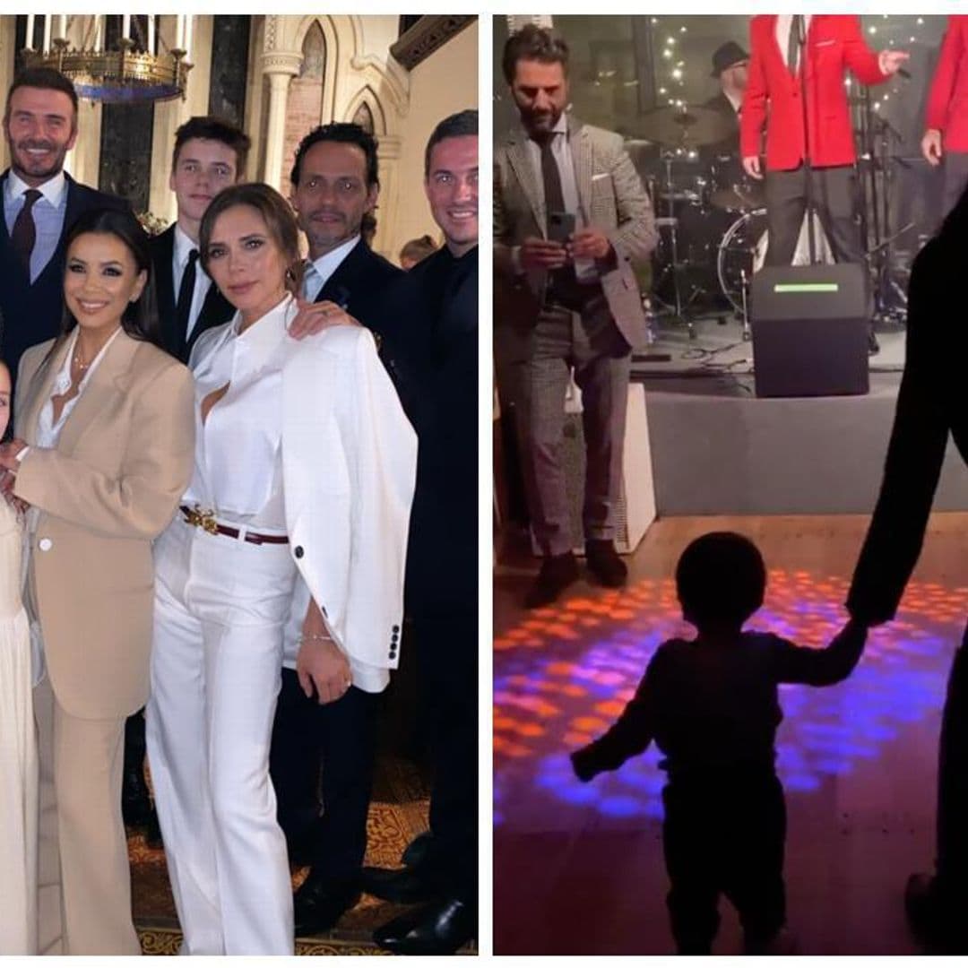 Marc Anthony and Eva Longoria named godparents of Beckham kids and we've got party pics