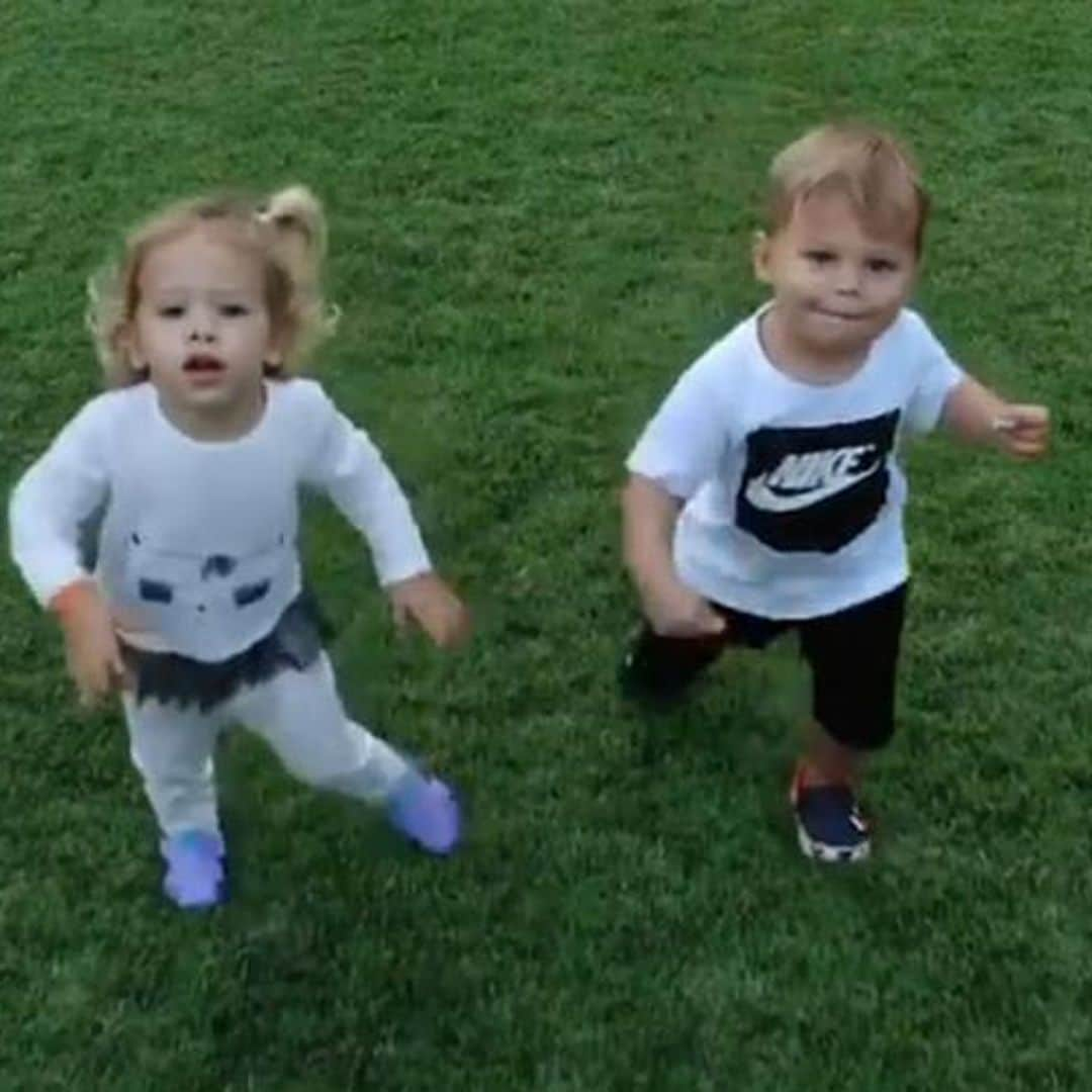 Anna Kournikova shares adorable video of her and Enrique Iglesias' twins