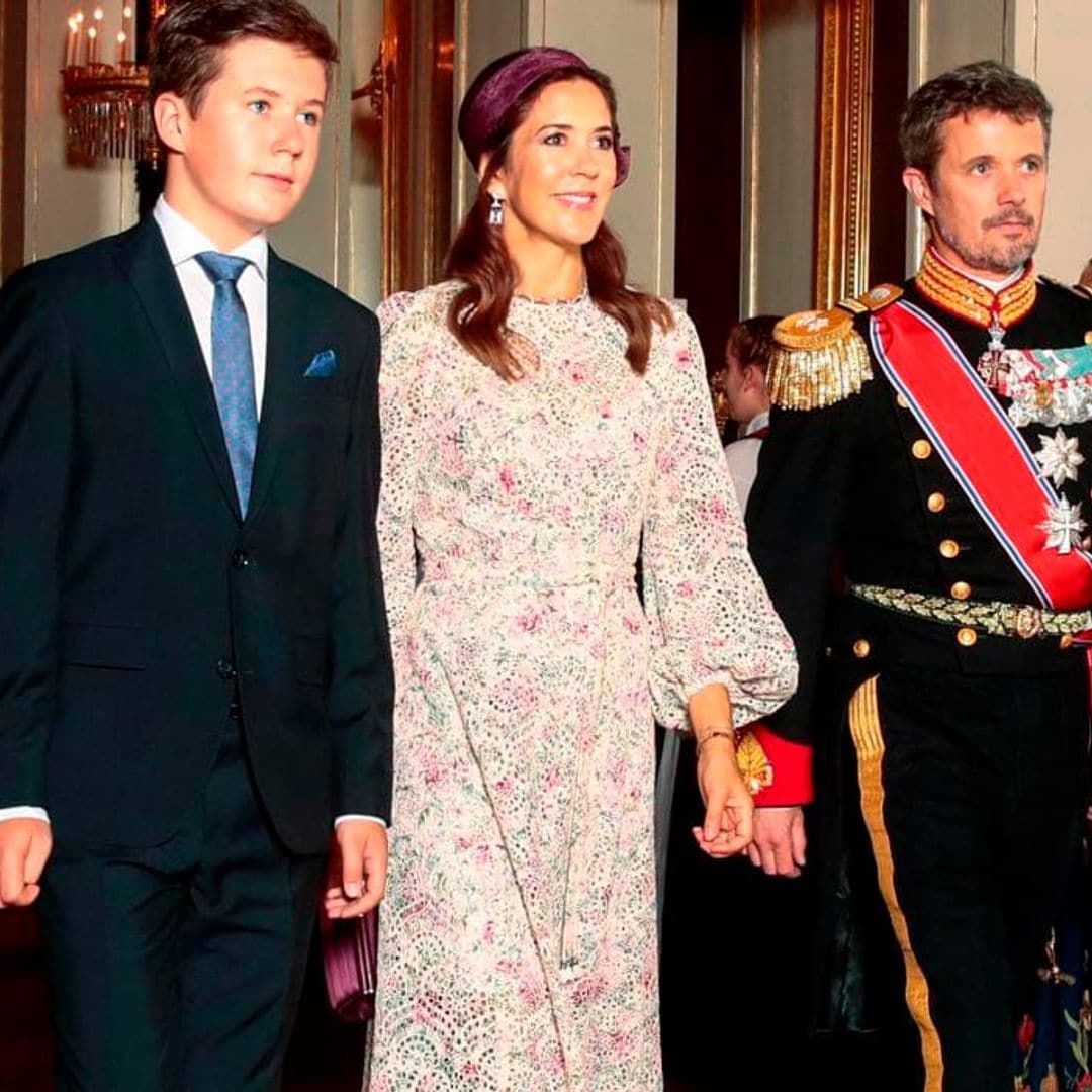 Crown Princess Mary’s son carries out rare engagement with dad