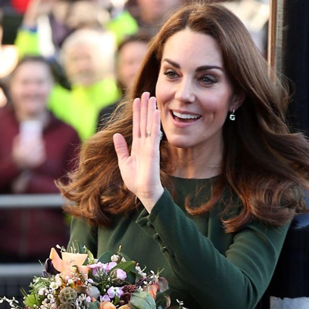 Kate Middleton lends a listening ear as she launches new family support program