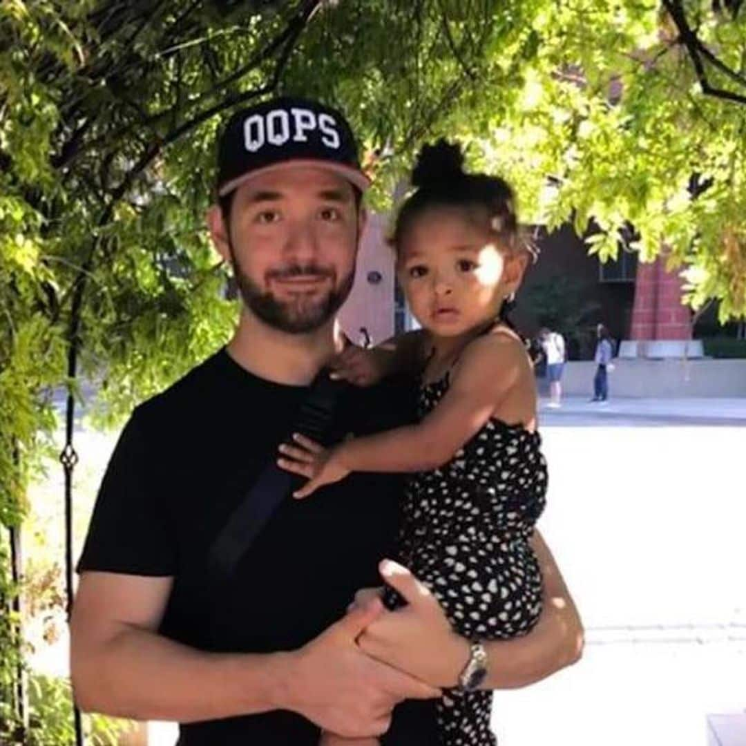 Serena Williams’ daughter Olympia is dad’s mini souschef as they make tortillas