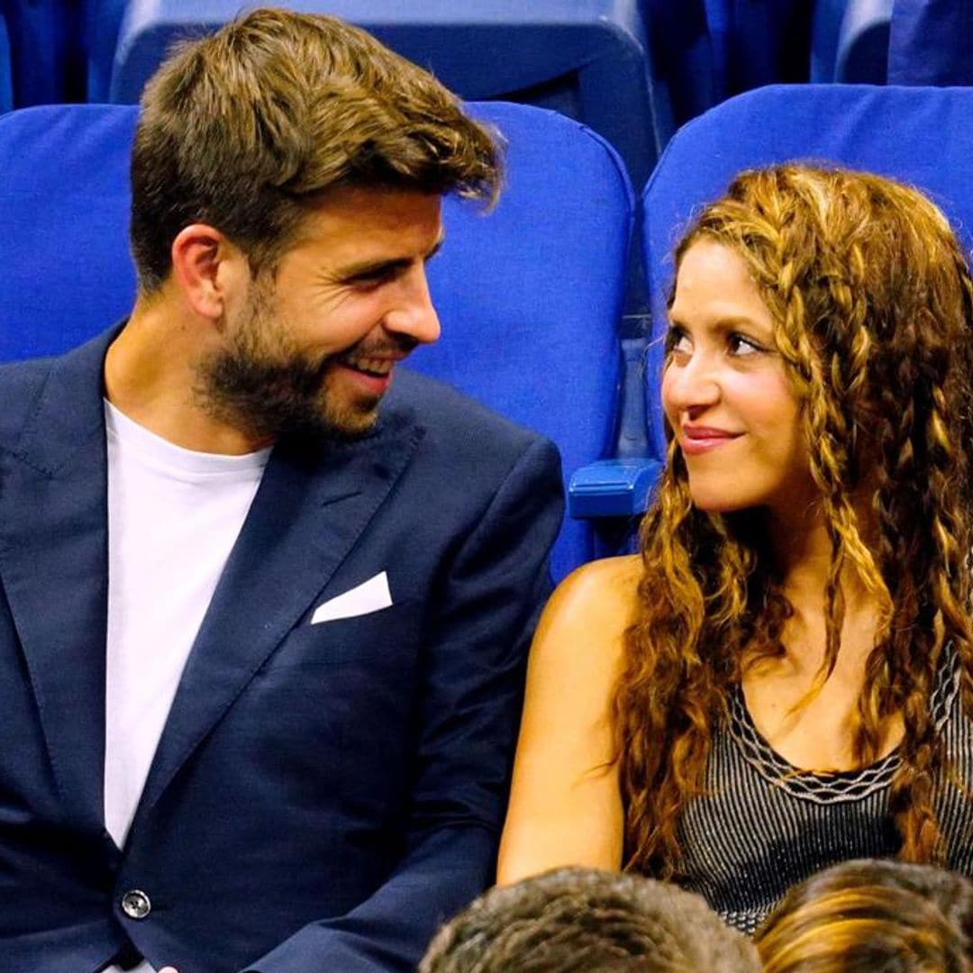 Shakira crushes Gerard Pique with a hug as they celebrate a big victory