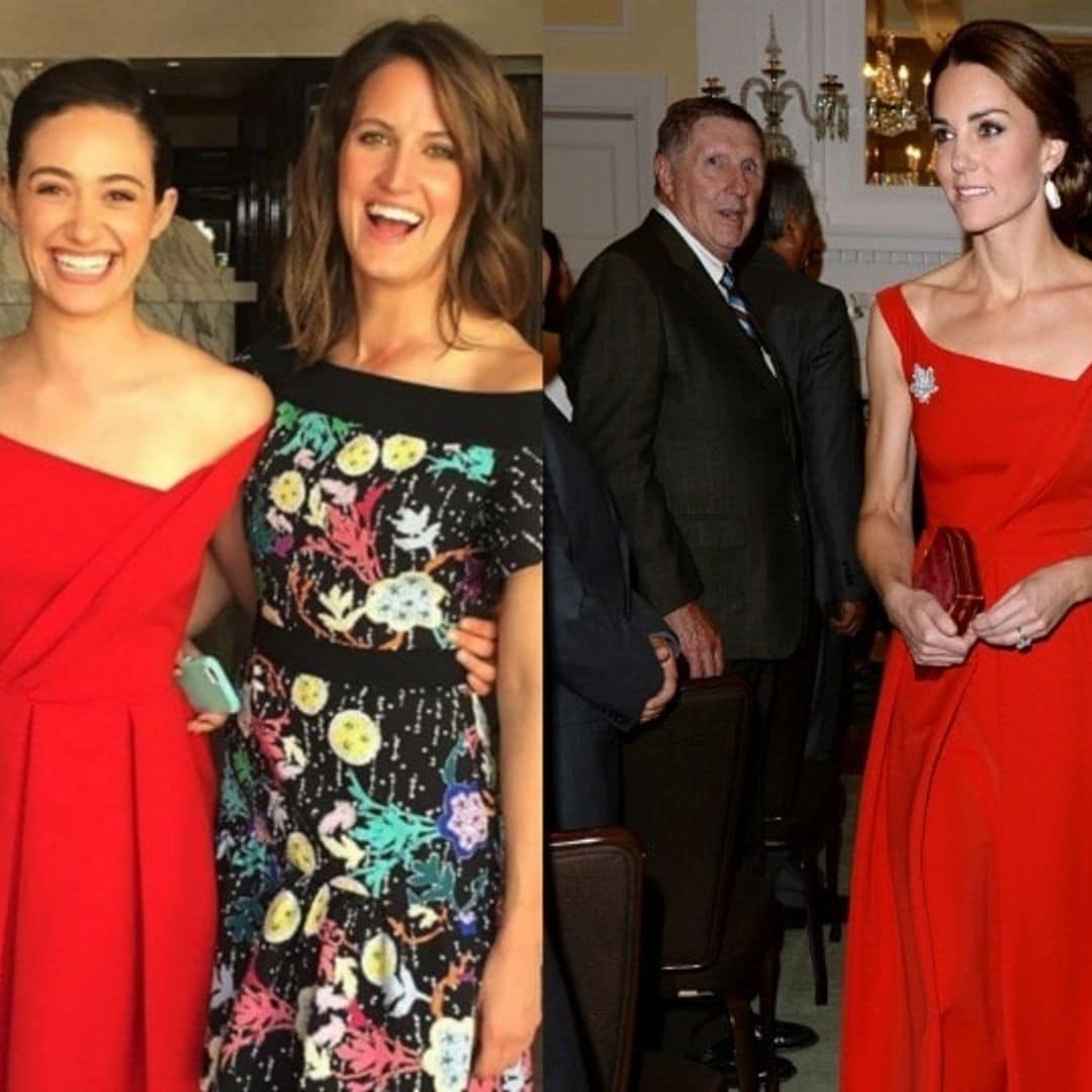 Emmy Rossum on her twinning moment with Kate Middleton: 'I couldn't be in better company'