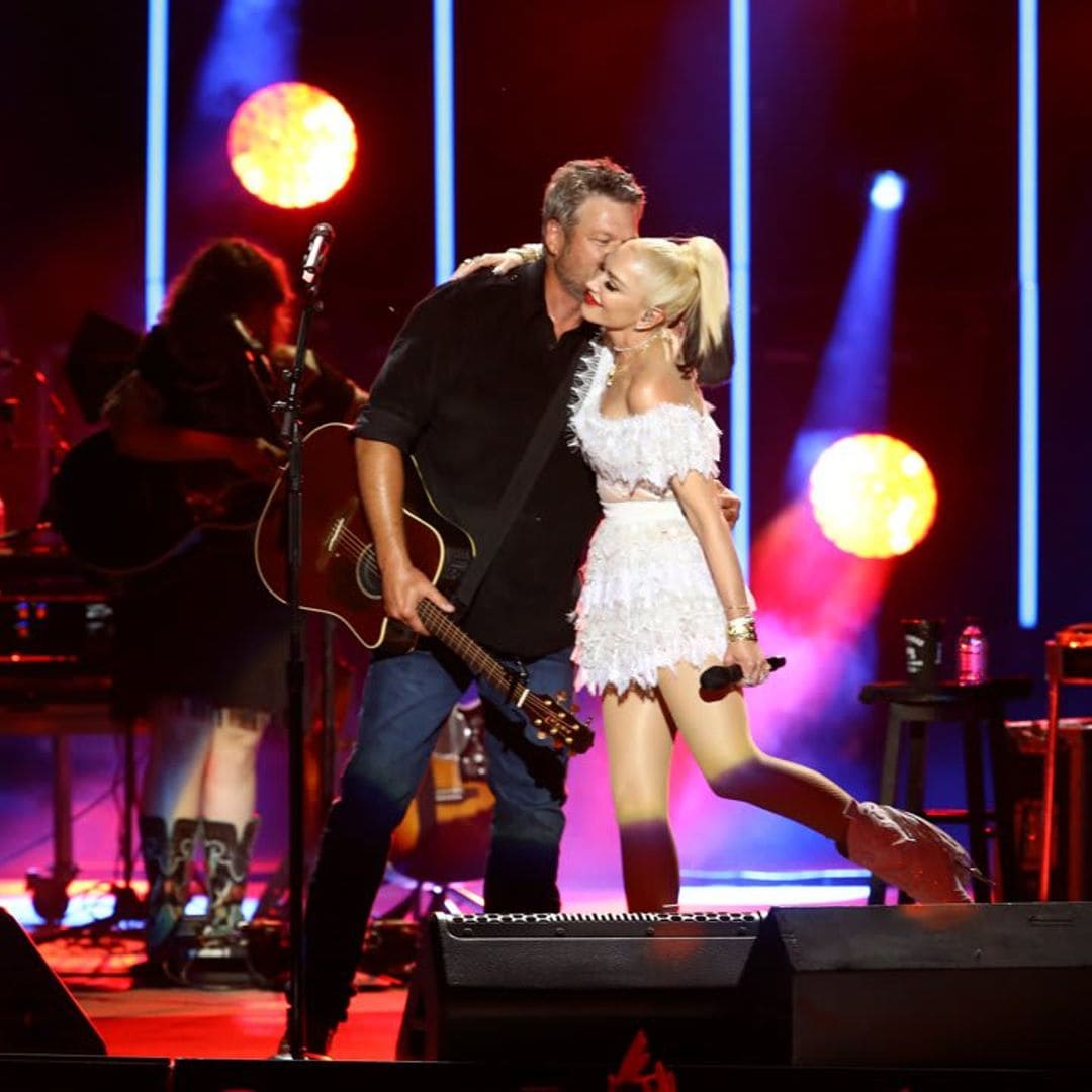 Blake Shelton and Gwen Stefani sang a duet together during the CMA Summer Jam